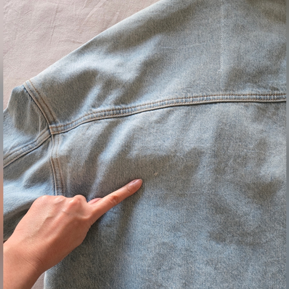 ZARA X GOOD AMERICAN ZW DENIM SHACKET, Small - Picture 13 of 15